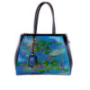 Borsa dipinta a mano – Le ninfee di Monet