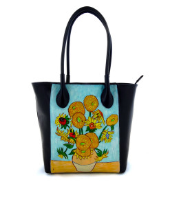 Borsa dipinta a mano – I girasoli di Van Gogh