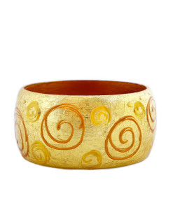 Bracciale dipinto a mano – Il bacio di Klimt