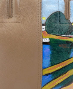 Borsa dipinta a mano – Ragazze sul ponte di Munch