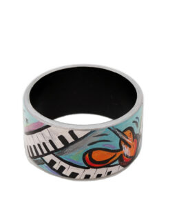 Bracciale dipinto a mano – Music is my world