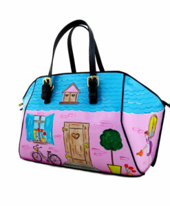 Borsa dipinta a mano - Home sweet home bon ton