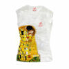 T-shirt dipinta a mano - Il bacio di Klimt