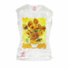 T-shirt dipinta a mano - I girasoli di Van Gogh