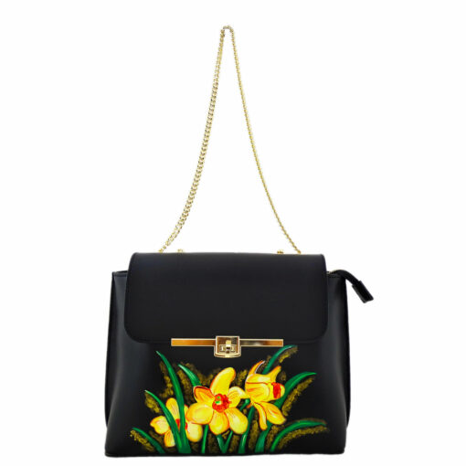 Borsa dipinta a mano – Le chic narcisse