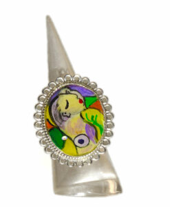 Anello dipinto a mano – La lettura Marie Therese di Picasso