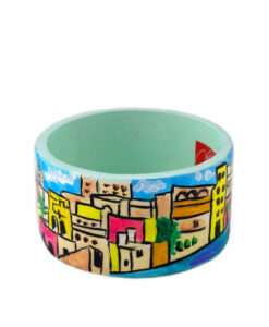 Bracciale dipinto a mano – I love Procida