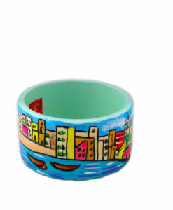 Bracciale dipinto a mano – I love Procida