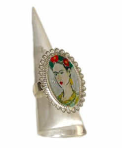 Anello dipinto a mano – Passione per Frida color