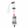 Collana dipinta a mano – Passione per Frida black and white