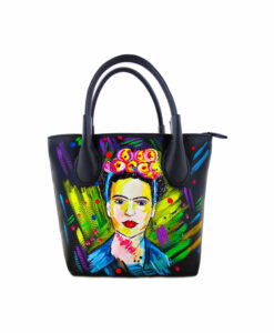 Borsa dipinta a mano – I love Frida Kahlo