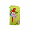 Portafoglio dipinto a mano – Red parrot