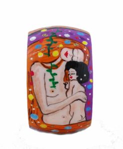 Bracciale dipinto a mano – Madre e figlio di Klimt