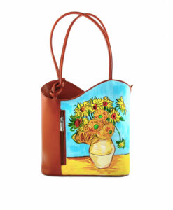 Borsa dipinta a mano – I girasoli di Van Gogh