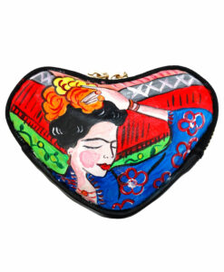 Portamonete dipinto a mano - Frida Kahlo is my love