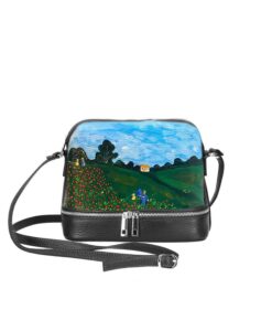 Borsa dipinta a mano – I papaveri di Claude Monet